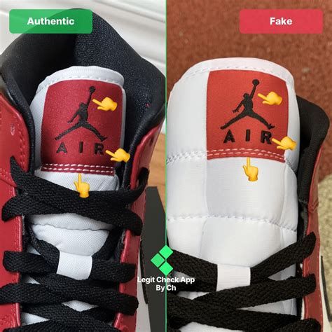 jordans sign on shoes vs fake|how to check if jordans are false.